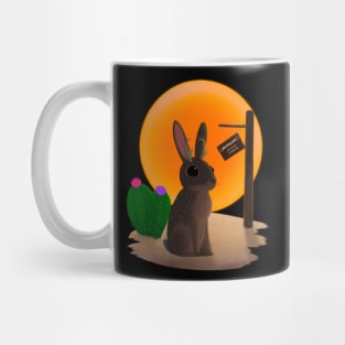 Jackalope! Travel Plaque Mug